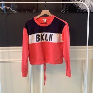 “BKLN” sweater